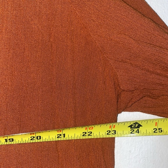 🪸NWT Women's Long Sleeve Lace Blouse - Knox Rose Honey Brown! - Picture 7 of 9